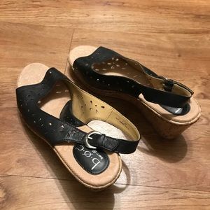Born Leather Wedges